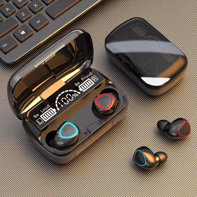 (2 in 1) TWS M10 Wireless Earbuds Power Bank